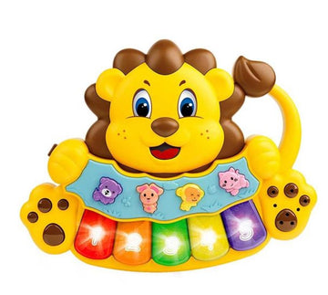 Teclado Leão Musical Infantil com Som