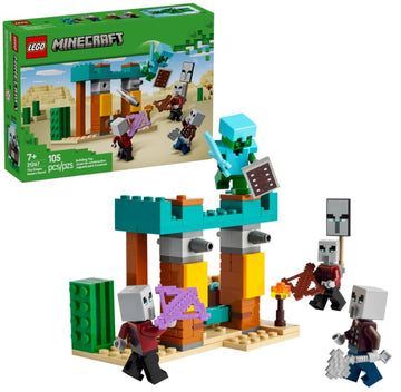 Lego Minecraft Patrulha do Deserto Illager 21267