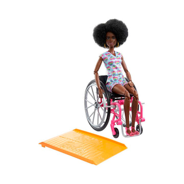 Barbie Fashionista Cadeira de Rodas Negra HJT14 - Mattel