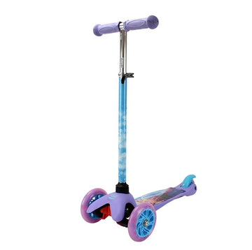 Patinete Infantil 3 Rodas Ajustavel com Led Disney Frozen