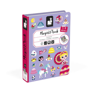 Livro Magnético Princesas 62 Peças - Janod