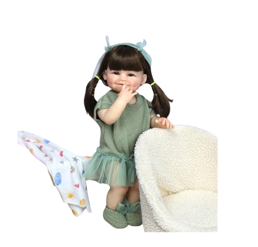 Boneca Bebê Reborn Laura Baby Dani - Shiny Toys