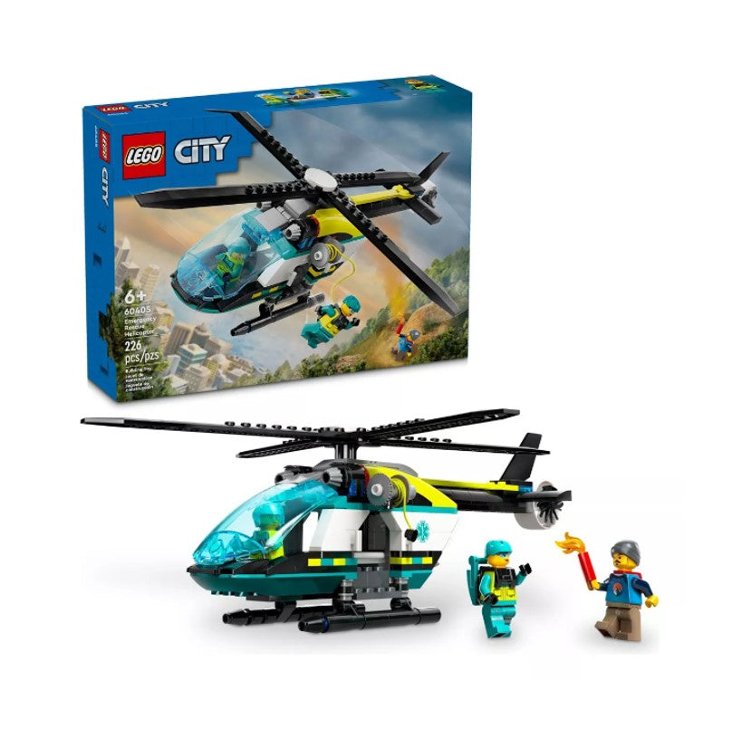Lego City Helicóptero de Resgate de Emergência - 60405