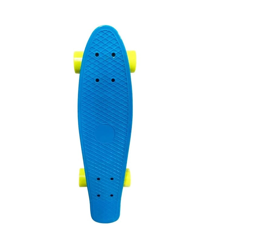 Skate Mini Cruiser Infantil  Azul  - DM Toys
