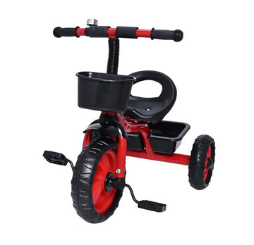Triciclo Vermelho Com Cestinha E Buzina - Zippy Toys
