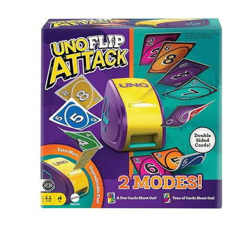 Jogo Uno Flip Attack Com Lançador De Cartas - Mattel