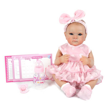 Boneca Bebê Reborn Laura Baby Abby - Shiny Toys