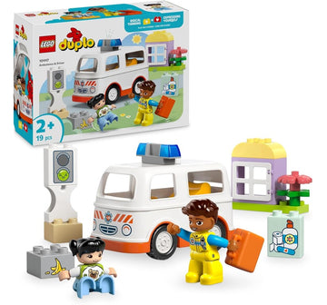 Lego Duplo 10447 Ambulância e Motorista 19 Peças