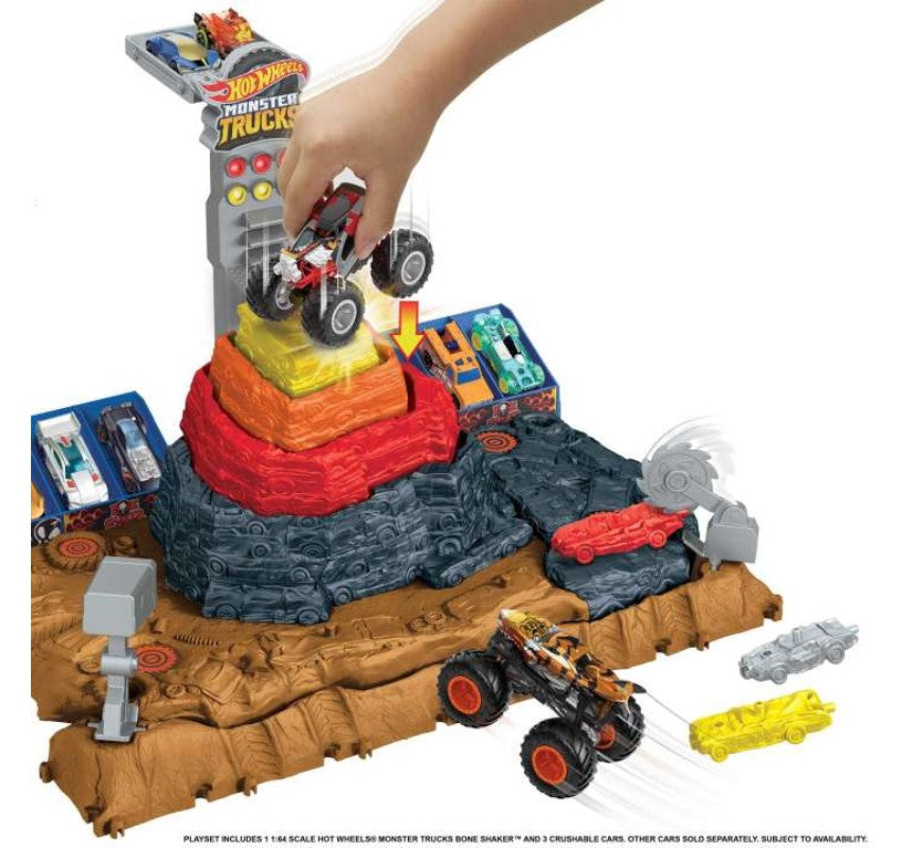 Pista De Corrida Hot Wheels Monster Trucks - Arena De Demolição - Mattel