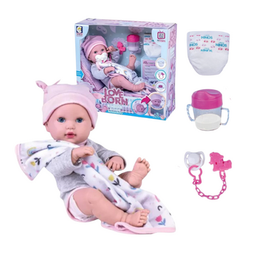 Boneca Love Born Nenem Nanando - Cotiplás