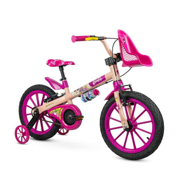 Bicicleta Infantil Barbie Aro 16 - Nathor