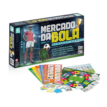 Jogo de Tabuleiro Mercado da Bola - Nig