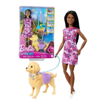 Barbie Boneca Brooklyn Passeio com Cachorrinho - Mattel