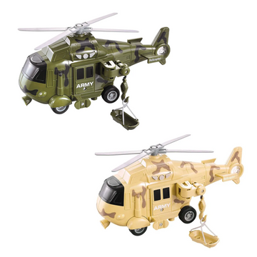 Helicóptero Operação Resgate Com Luz E Som - Dm Toys