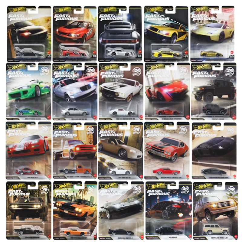 Hotwheels PREMIUM FAST&FURIOUS ALL 115台 Carrinhos Hot Wheels Premium Velozes e Furiosos - Mattel – Brink