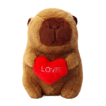 Pelúcia Capivara Com Coração Love - BBR