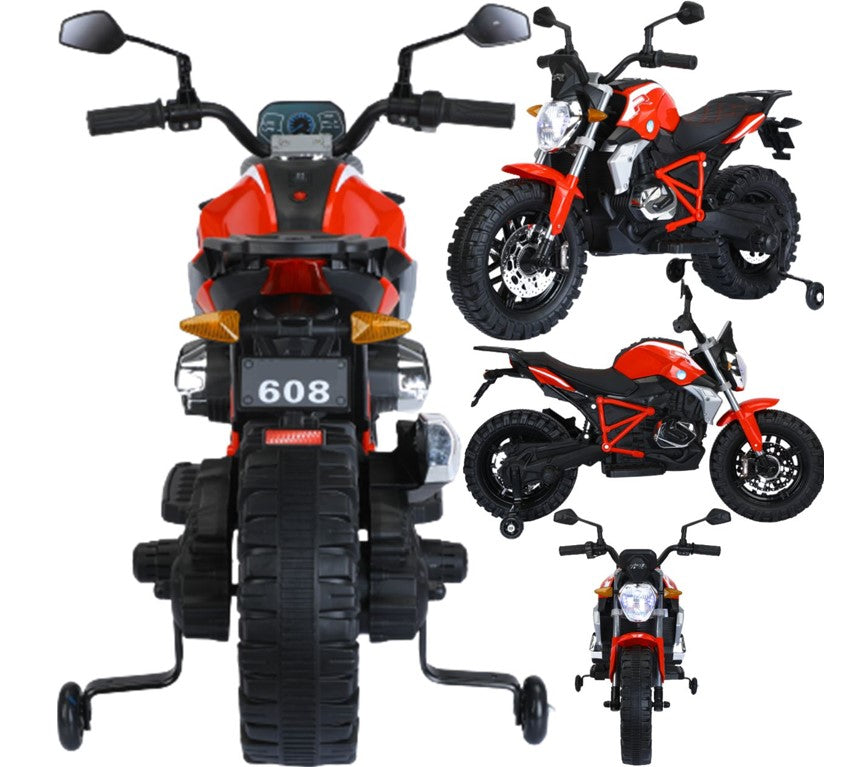 Moto Elétrica Infantil Ducati Monster 12V Vermelha