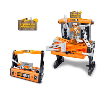 Kit Ferramentas Infantil Equipe de Construção 2 em 1 Zoop Toys Zp00411