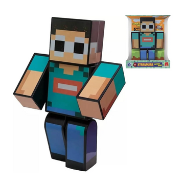 Boneco Streamers George 25CM Minecraft - Algazarra