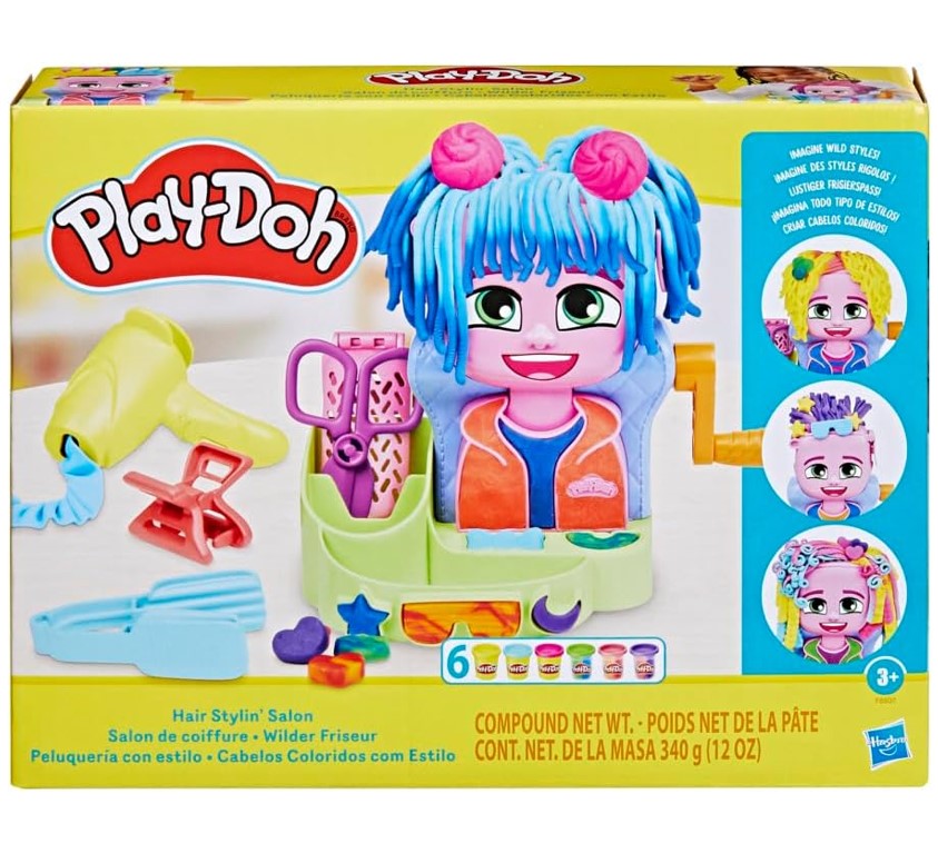 Massinha Play-Doh Cabelos Coloridos Com Estilo - Hasbro F8807
