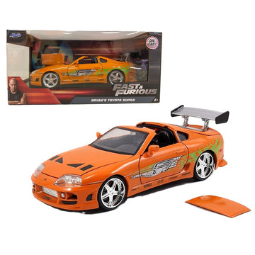 Miniatura Toyota Supra Brian Velozes Furiosos 1/24 - Jada