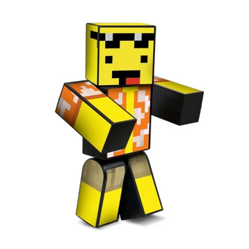 Boneco Streamer Mel Minecraft 25cm - Algazarra