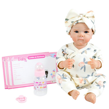 Boneca Laura Baby Reborn Mavie - Shiny Toys