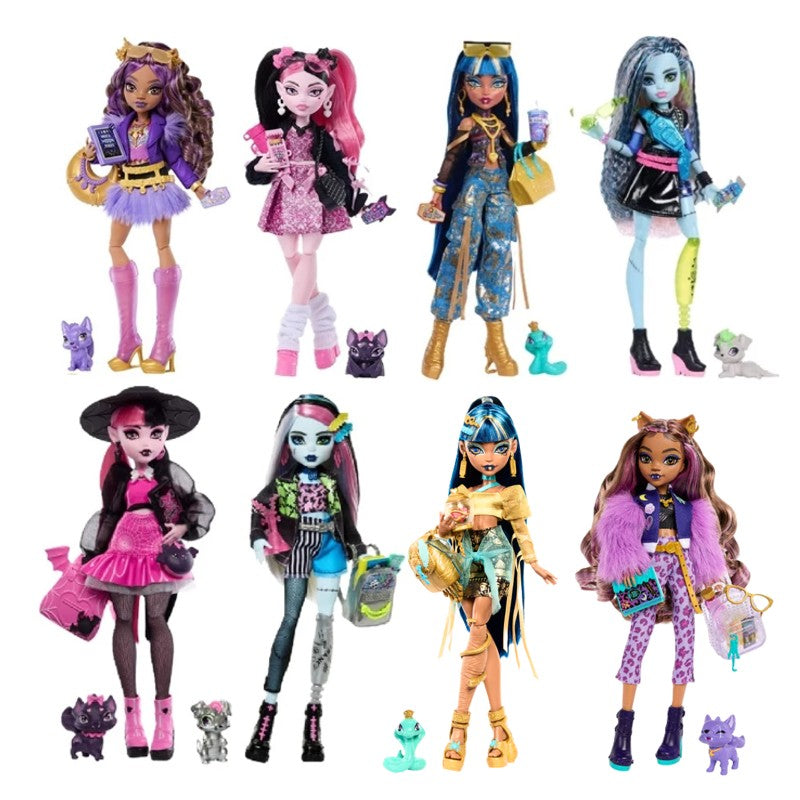 rosy monster バレッタ　新品 Boneca Monster High Novo Visual com Pet - Mattel – Brink Center