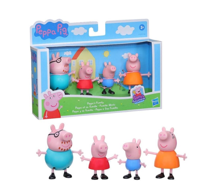 Conjunto Peppa Pig e Sua Familia - Hasbro