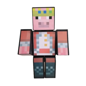 Boneco Streamers Techno Minecraft 25cm - Algazarra