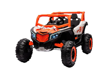 Quadriciclo UTV R3 Carro Elétrico Infantil Controle Remoto 12V Laranja