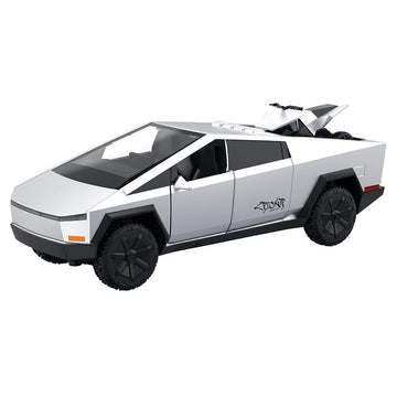 Carrinho Tesla Cybertruck com Fricção Luz e Som - Shiny Toys