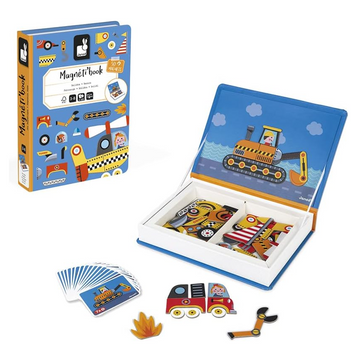 Livro Magnético veiculos - Maped