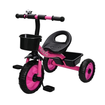 Triciclo Infantil Rosa com Cestinha 7628 - Zippy Toys