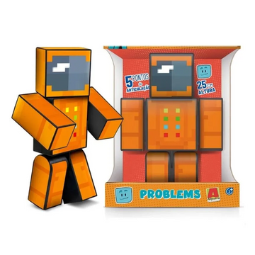 Boneco Minecraft Zoom 25cm - Algazarra