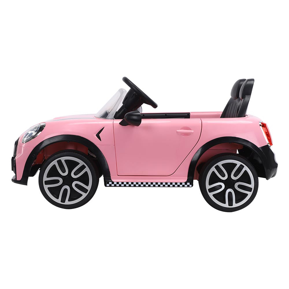 Carro Elétrico Esportivo Rosa Com Controle Remoto 12V