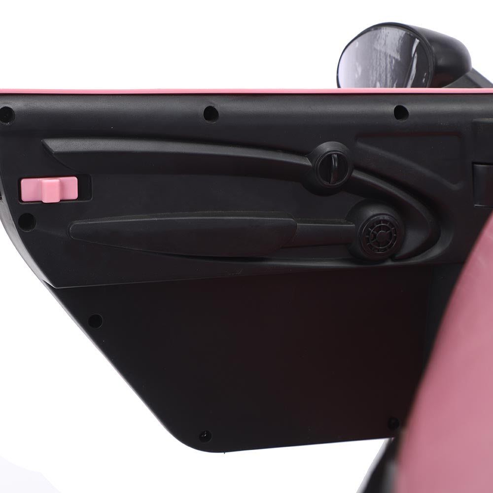 Carro Elétrico Esportivo Rosa Com Controle Remoto 12V