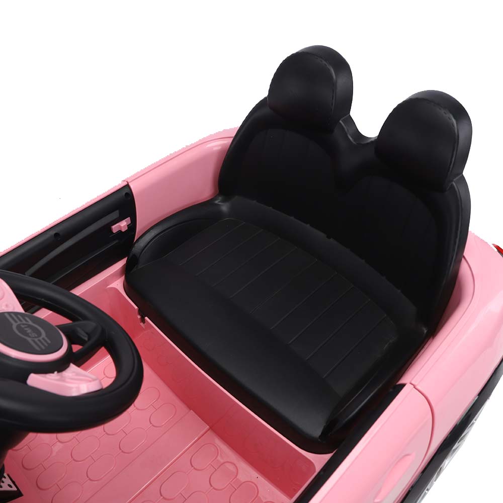 Carro Elétrico Esportivo Rosa Com Controle Remoto 12V