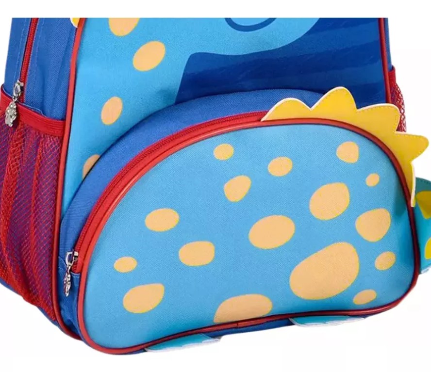 Mochila De Costas Infantil Escolar Clio Pets Dino