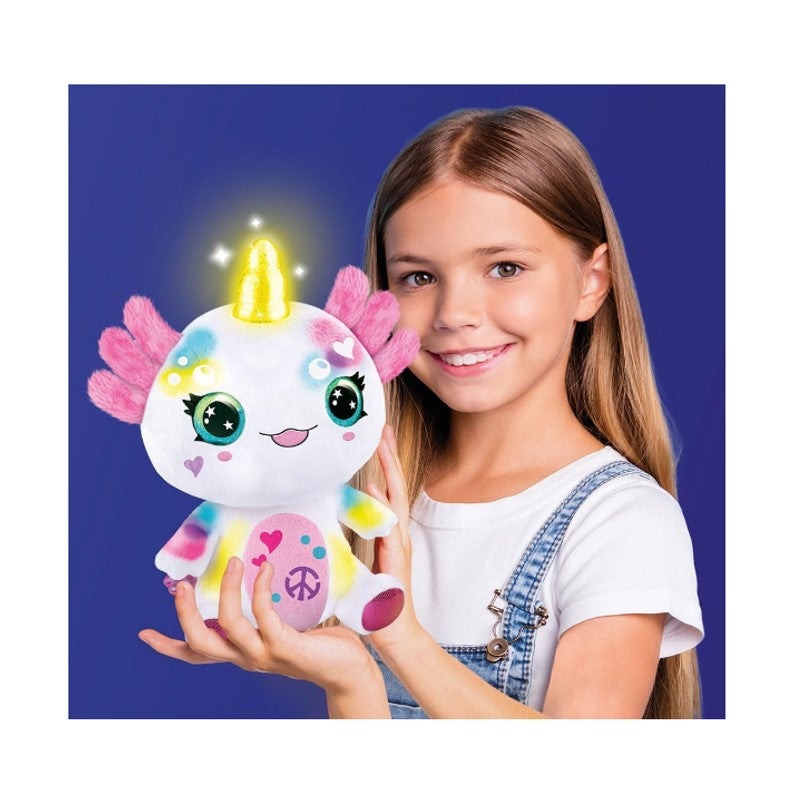 Pelucia Axolote Airbrush Plush Com Luz - Fun