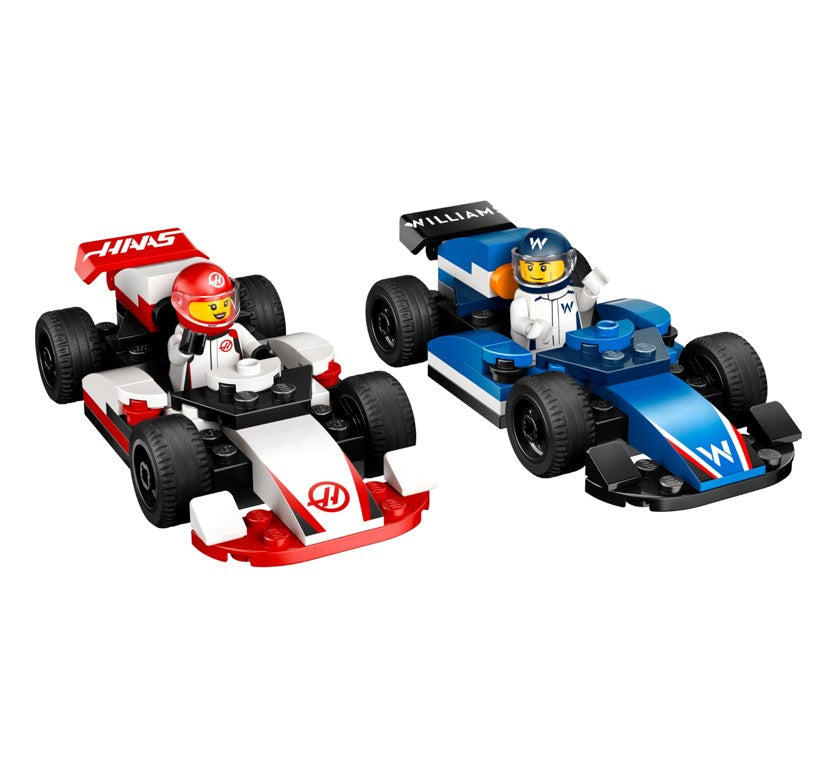 Lego City Carros da Williams Racing e Haas F1 60464