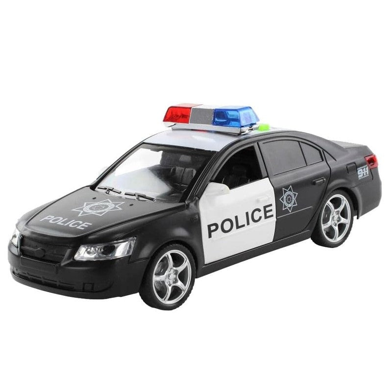 Carro de Polícia com Luz e som 1:16 Fricção - Brink Center