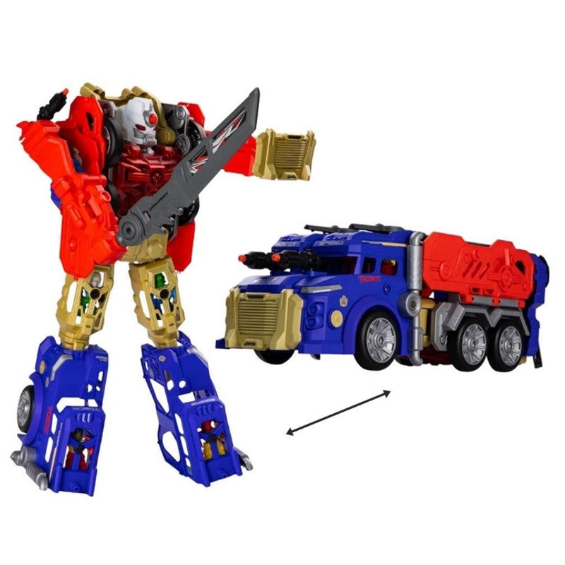 Robô Transformável Caminhão com luz e som - Brink Center