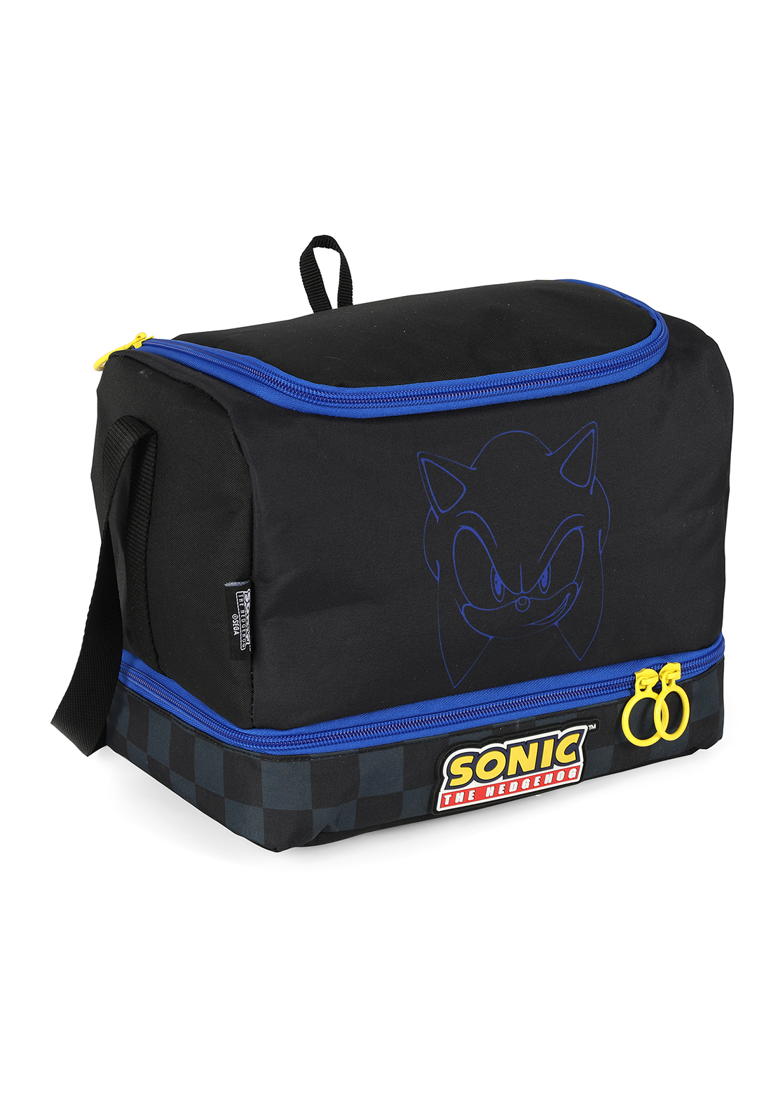 Kit Escolar Sonic The Hedgehog – Mochila de Rodinha + Lancheira + Estojo Luxcel Oficial