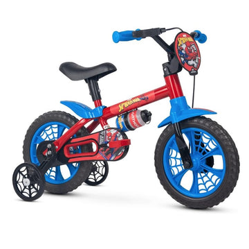 Bicicleta Infantil Aro 12 Homem Aranha com Rodinhas