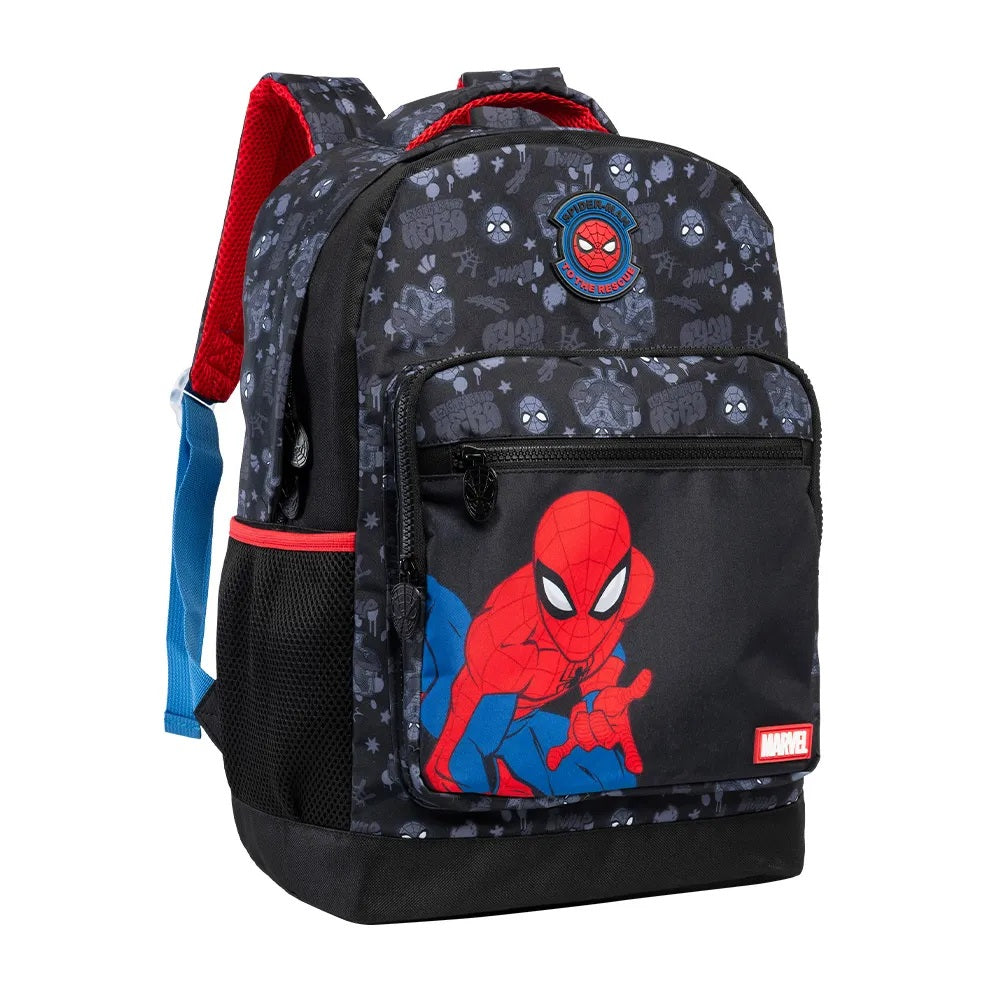 Kit Completo do Homem-Aranha Mochila de Costas G + Estojo Box: Design Gráfico e Muita Organização Marvel!