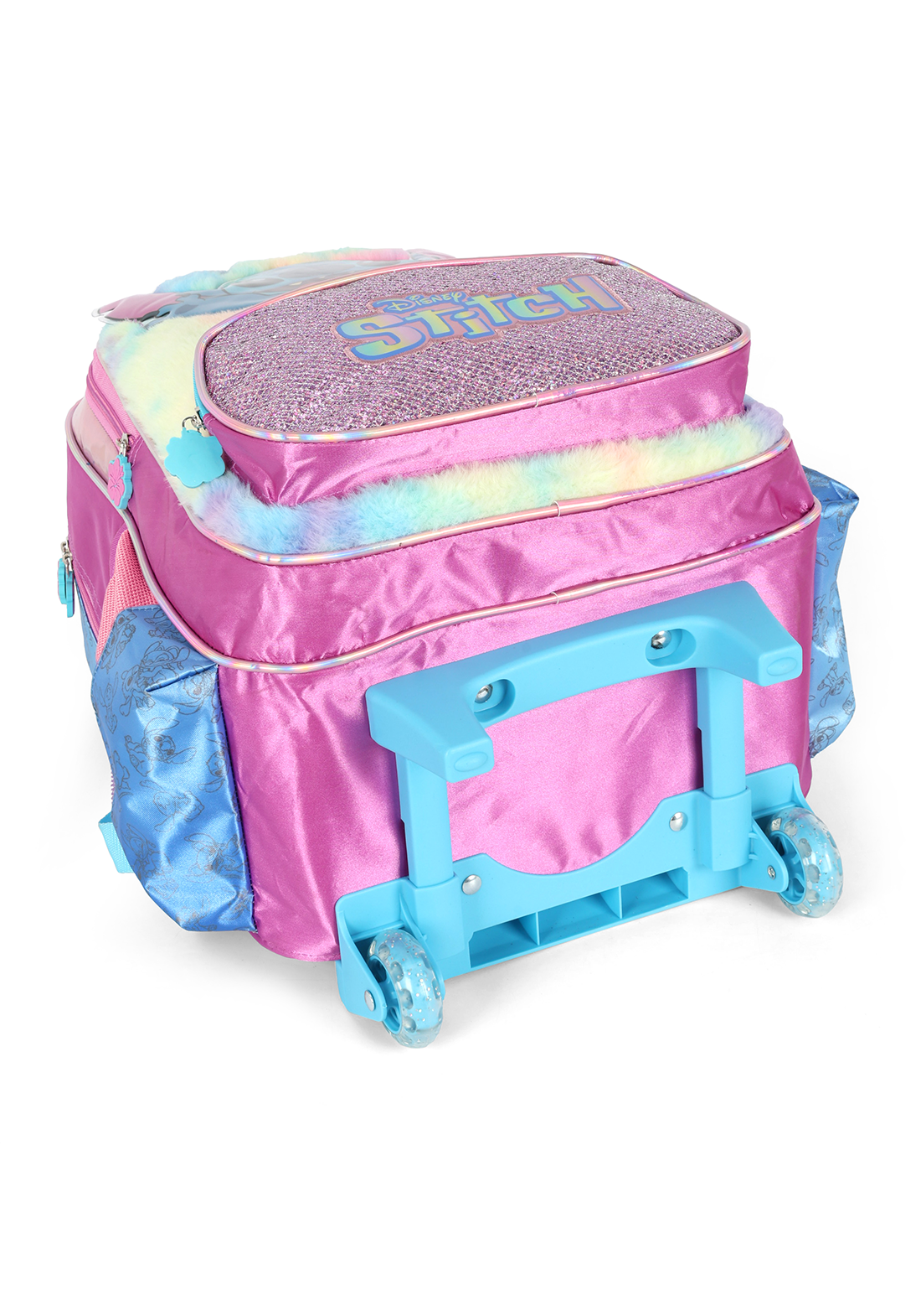 Mochila de Rodinhas Stitch Disney Luxcel – Original, Brilhante e Super Divertida!