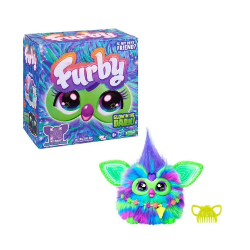 Furby Galaxy Pelúcia Interativa Brilha No Escuro - Hasbro