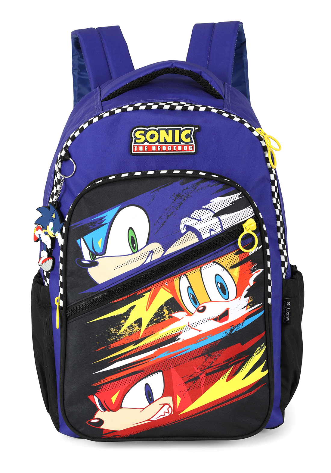 Mochila Escolar Sonic The Hedgehog Oficial Luxcel