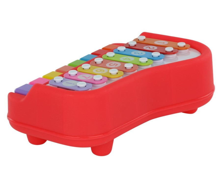 Brinquedo Musical 2 em 1 Xilofone e Piano Infantil